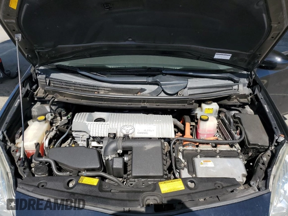 2010 Toyota Prius Four with VIN JTDKN3DU5A1093537, listed as a Copart auction lot 55380135 with 128,871 mi miles and Salvage Title. Bid and sale history available at DreamBid. Image 11.