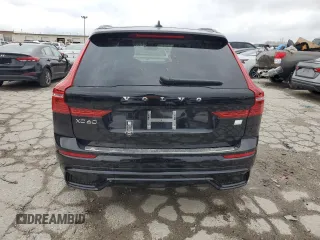 2024 Volvo XC60 Recharge Plug-In Hybrid Ultimate Dark Theme with VIN YV4H60DM8R1866967, listed as a Copart auction lot 81255994 with 330 mi miles and Salvage Title. Bid and sale history available at carsss.com. Image 6.