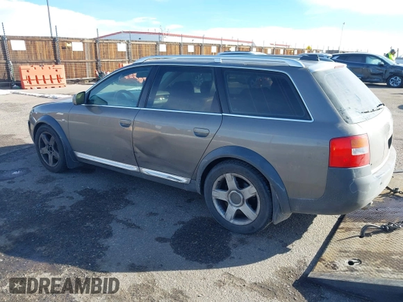 2004 Audi allroad A6 V8 with VIN WA1YL54B24N092668, listed as a IAAI auction lot 41412440 with 146,523 mi miles and . Bid and sale history available at DreamBid. Image 3.