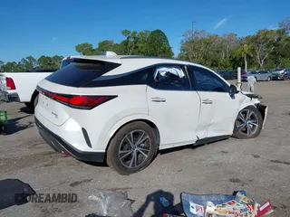 2024 Lexus RX 350h with VIN 2T2BBMCA9RC057830, listed as a IAAI auction lot 41423283 with 5,522 mi miles and . Bid and sale history available at DreamBid. Image 4.