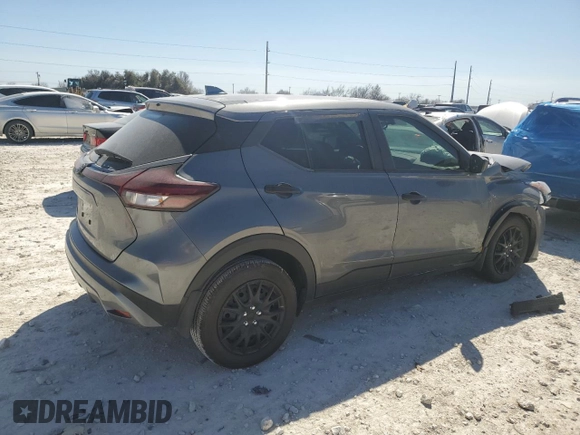 2024 Nissan Kicks S with VIN 3N1CP5BVXRL552798, listed as a Copart auction lot 48476195 with Not Provided miles and Salvage Title. Bid and sale history available at DreamBid. Image 3.