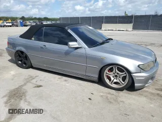 2005 BMW 3 Series 330Ci with VIN WBABW53445PL49161, listed as a Copart auction lot 51822665 with 186,818 mi miles and Clean Title. Bid and sale history available at carsss.com. Image 4.