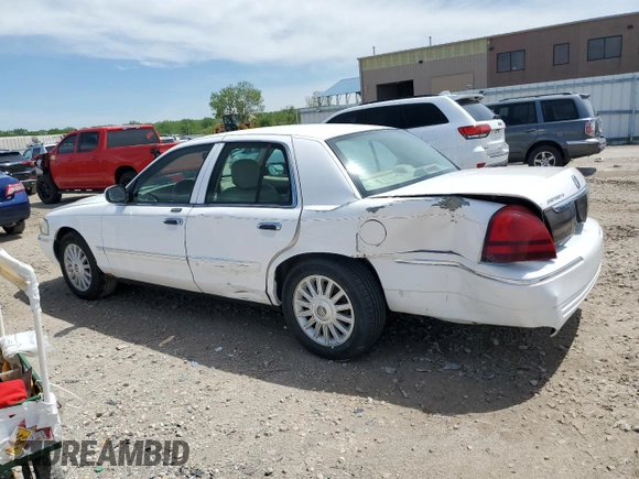 2008 Mercury Grand Marquis LS z VIN 2MEFM75V68X649535, wystawiony jako Copart lot #53817595 z przebiegiem 138 898 mil mil oraz Szkody całkowita. Historia ofert i sprzedaży dostępna na DreamBid. Obrazek 2.