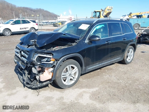 2020 Mercedes-Benz GLB with VIN W1N4M4HBXLW041183, listed as a IAAI auction lot 41741516 with 57,512 mi miles. Bid and sale history available at carsss.com. Image 18.