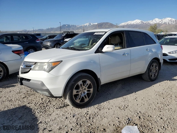 2007 Acura MDX Tech/Entertainment Pkg with VIN 2HNYD28427H524289, listed as a Copart auction lot 52435135 with 173,777 mi miles and Salvage Title. Bid and sale history available at carsss.com. Image 1.