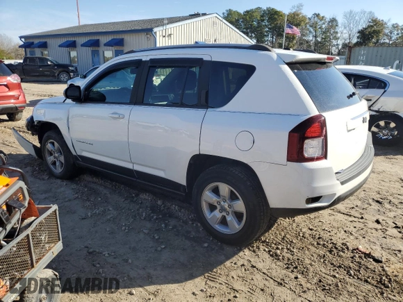2016 Jeep Compass Sport with VIN 1C4NJCBB8GD731524, listed as a Copart auction lot 42328385 with 103,218 mi miles and Salvage title. Bid and sale history available at DreamBid. Image 2.