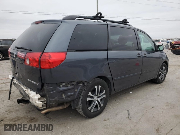 2007 Toyota Sienna XLE with VIN 5TDZK22C47S037807, listed as a Copart auction lot 87578695 with 180,050 mi miles and Clean Title. Bid and sale history available at carsss.com. Image 3.