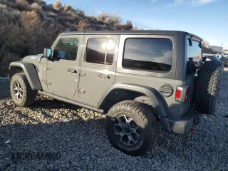 2020 Jeep Wrangler Unlimited Recon with VIN 1C4HJXFN9LW156972, listed as a Copart auction lot 81590604 with 13,834 mi miles and Salvage title. Bid and sale history available at DreamBid. Image 2.