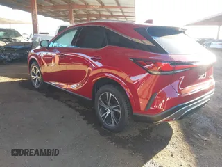 2023 Lexus RX with VIN 2T2BBMCA1PC005427, listed as a IAAI auction lot 41302169 with 15,962 mi miles. Bid and sale history available at carsss.com. Image 3.