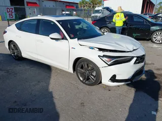 2025 Acura Integra w/A-Spec Package with VIN 19UDE4H39SA011439, listed as a IAAI auction lot 42057055 with 1,798 mi miles and . Bid and sale history available at DreamBid. Image 1.