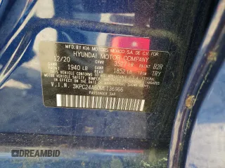 2021 Hyundai Accent SE with VIN 3KPC24A60ME136966, listed as a Copart auction lot 51569945 with 63,906 mi miles and Salvage Title. Bid and sale history available at carsss.com. Image 12.