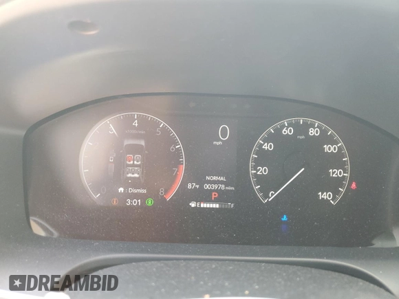 2025 Honda HR-V EX-L z VIN 3CZRZ2H76SM720259, wystawiony jako Copart lot #50909905 z przebiegiem 3 978 mil mil oraz Szkoda całkowita • Salvage title. Historia ofert i sprzedaży dostępna na DreamBid. Obrazek 9.