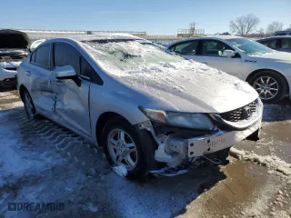 2015 Honda Civic Sedan LX with VIN 19XFB2F56FE035807, listed as a Copart auction lot 41630255 with 194,864 mi miles and Salvage Title. Bid and sale history available at carsss.com. Image 4.