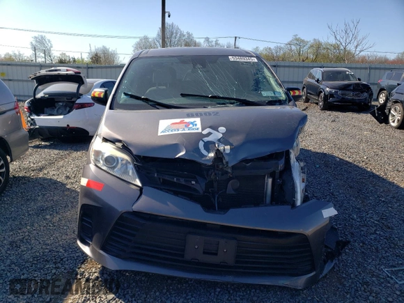 2019 Toyota Sienna L with VIN 5TDZZ3DC2KS989647, listed as a Copart auction lot 53489345 with 128,148 mi miles and Clean Title. Bid and sale history available at carsss.com. Image 5.