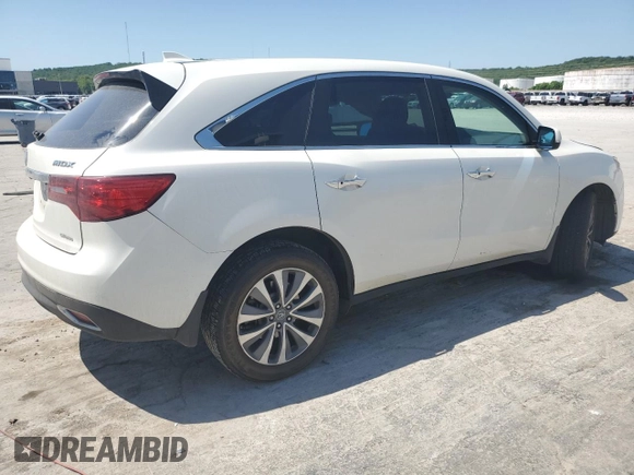2014 Acura MDX Technology z VIN 5FRYD4H47EB022316, wystawiony jako Copart lot #56894405 z przebiegiem 56 343 mil mil oraz Szkoda całkowita • Salvage title. Historia ofert i sprzedaży dostępna na DreamBid. Obrazek 3.