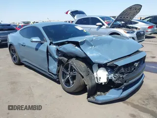 2024 Ford Mustang EcoBoost with VIN 1FA6P8THXR5140195, listed as a IAAI auction lot 42268566 with 11,032 mi miles and . Bid and sale history available at DreamBid. Image 6.