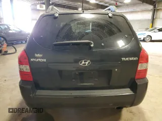 2008 Hyundai Tucson GLS with VIN KM8JM12BX8U873512, listed as a Copart auction lot 53549345 with 125,455 mi miles and Salvage Title. Bid and sale history available at carsss.com. Image 6.