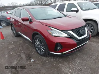 2021 Nissan Murano SV z VIN 5N1AZ2BJ5MC131534, wystawiony jako IAAI lot #41722266 z przebiegiem 97 895 mil mil oraz . Historia ofert i sprzedaży dostępna na DreamBid. Obrazek 1.