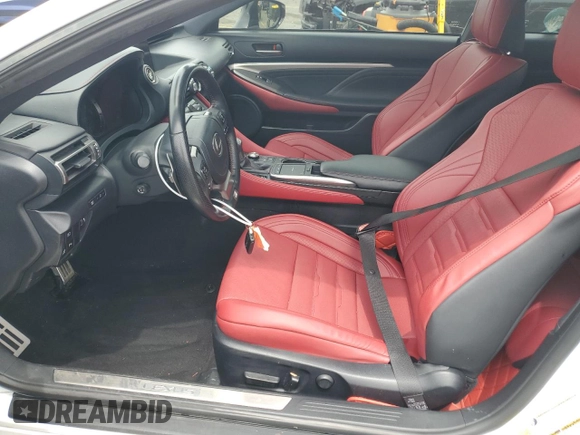 2021 Lexus RC 300 F Sport z VIN JTHGA5BC1M5011676, wystawiony jako Copart lot #58583705 z przebiegiem 50 974 mil mil oraz Szkoda całkowita • Salvage title. Historia ofert i sprzedaży dostępna na DreamBid. Obrazek 7.