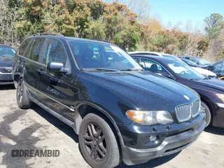 2004 BMW X5 3.0i with VIN 5UXFA13584LU32892, listed as a IAAI auction lot 41908811 with 217,448 mi miles. Bid and sale history available at carsss.com. Image 1.