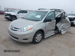 2008 Toyota Sienna CE with VIN 5TDZK23C88S206954, listed as a IAAI auction lot 41465223 with 53,824 mi miles. Bid and sale history available at carsss.com. Image 2.