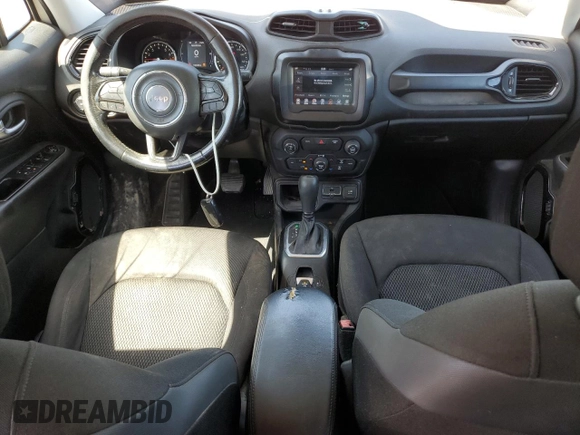 2018 Jeep Renegade Altitude with VIN ZACCJABB2JPG81613, listed as a Copart auction lot 53138085 with 160,535 mi miles and Salvage title. Bid and sale history available at DreamBid. Image 8.