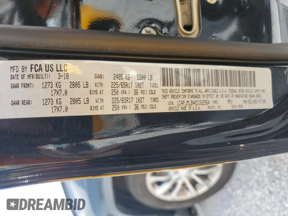 2019 Jeep Cherokee Latitude Plus z VIN 1C4PJMLB4KD162564, wystawiony jako Copart lot #60292615 z przebiegiem 61 167 mil mil oraz Szkoda całkowita • Salvage title. Historia ofert i sprzedaży dostępna na DreamBid. Obrazek 13.