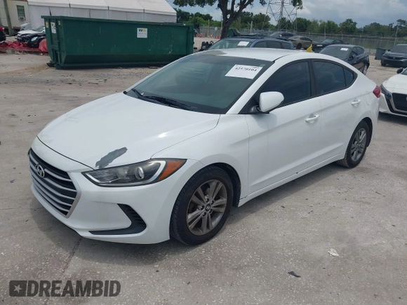 2017 Hyundai Elantra SE with VIN 5NPD84LF0HH161884, listed as a IAAI auction lot 42570104 with 105,766 mi miles and . Bid and sale history available at DreamBid. Image 2.