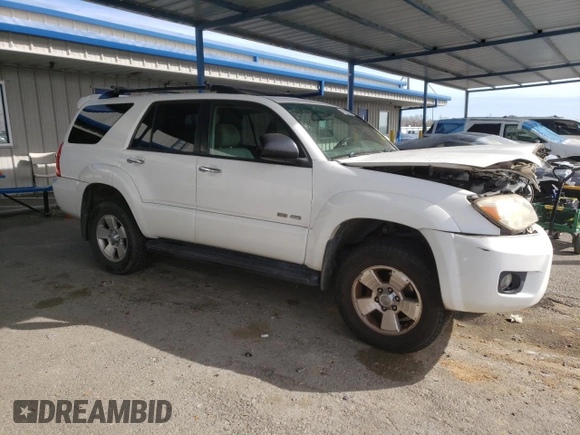 2007 Toyota 4Runner SR5 with VIN JTEBT14R270065601, listed as a Copart auction lot 47320325 with 208,305 mi miles and Salvage Title. Bid and sale history available at DreamBid. Image 4.