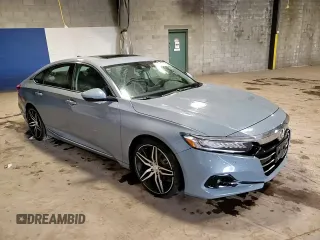 2021 Honda Accord Touring with VIN 1HGCV2F91MA012403, listed as a Copart auction lot 48781655 with Not provided miles and Salvage title. Bid and sale history available at DreamBid. Image 13.