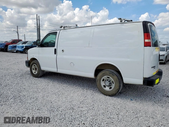 2015 Chevrolet Express Cargo with VIN 1GCWGFCF5F1248790, listed as a Copart auction lot 61902515 with 128,794 mi miles and Clean title. Bid and sale history available at DreamBid. Image 2.