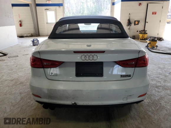 2015 Audi A3 1.8T Premium with VIN WAU6CLFF2F1038702, listed as a Copart auction lot 43810135 with 0 mi miles and Clean Title. Bid and sale history available at carsss.com. Image 6.