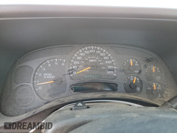 2004 Chevrolet Silverado 1500 LS with VIN 1GCEC14V14Z290940, listed as a Copart auction lot 52427055 with 74,745 mi miles and Salvage Title. Bid and sale history available at carsss.com. Image 9.