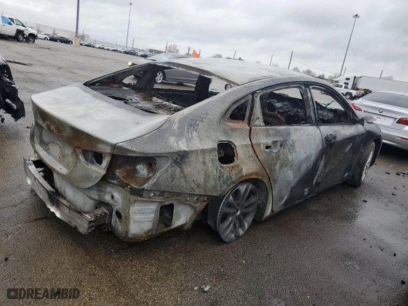2017 Chevrolet Malibu LT with VIN 1G1ZE5ST6HF101994, listed as a Copart auction lot 50010255 with 0 mi miles and Salvage Title. Bid and sale history available at carsss.com. Image 3.