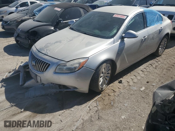 2011 Buick Regal CXL RL1 с VIN W04GN5EC0B1002001, выставлен на аукционе Copart как лот 63931805 с пробегом Не указан миль и Списание • Salvage title. История ставок и продаж доступна на DreamBid. Изображение 1.