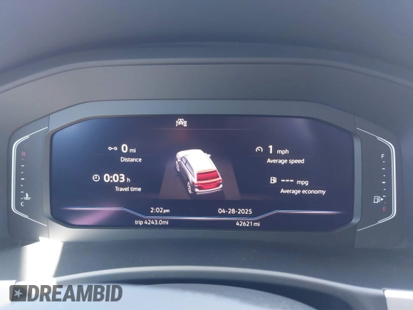 2023 Volkswagen Atlas SE с VIN 1V2JR2CA8PC548121, выставлен на аукционе IAAI как лот 42129010 с пробегом 42 621 миль миль и . История ставок и продаж доступна на DreamBid. Изображение 7.