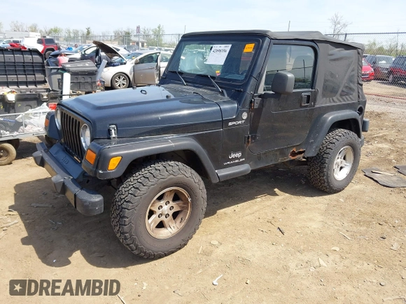 2006 Jeep Wrangler Sport with VIN 1J4FA49S76P718349, listed as a IAAI auction lot 42098356 with 137,804 mi miles and . Bid and sale history available at carsss.com. Image 17.
