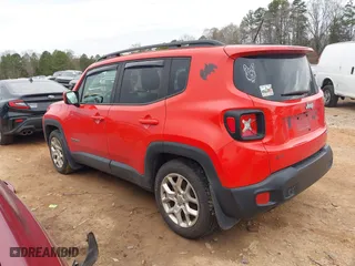 2017 Jeep Renegade Altitude with VIN ZACCJABB1HPF97308, listed as a IAAI auction lot 41768981 with 70,700 mi miles. Bid and sale history available at carsss.com. Image 3.