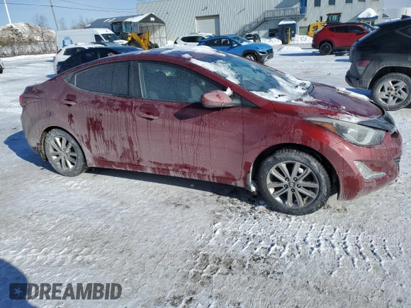 2014 Hyundai Elantra Limited z VIN 5NPDH4AEXEH472065, wystawiony jako Copart lot #43588645 z przebiegiem 141 128 mil mil oraz Szkoda całkowita • Salvage title. Historia ofert i sprzedaży dostępna na DreamBid. Obrazek 4.