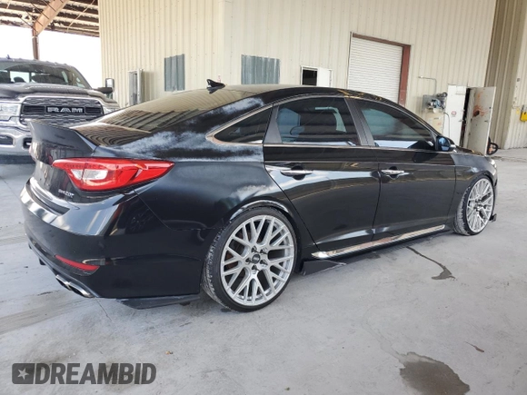2015 Hyundai Sonata Limited z VIN 5NPE34AB1FH093076, wystawiony jako Copart lot #58775785 z przebiegiem 117 174 mil mil oraz Czysty tytuł • Clean title. Historia ofert i sprzedaży dostępna na DreamBid. Obrazek 3.
