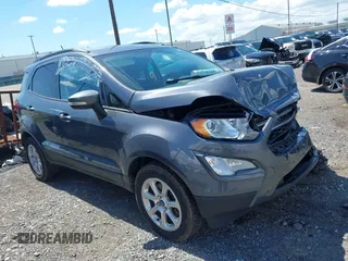 2021 Ford EcoSport SE with VIN MAJ3S2GE3MC423248, listed as a IAAI auction lot 42251411 with 38,296 mi miles and . Bid and sale history available at DreamBid. Image 1.