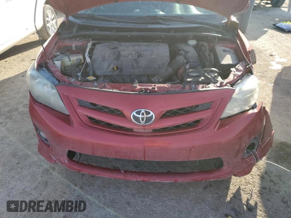 2013 Toyota Corolla L with VIN 5YFBU4EE6DP213474, listed as a Copart auction lot 46928735 with 186,514 mi miles and Salvage Title. Bid and sale history available at carsss.com. Image 12.