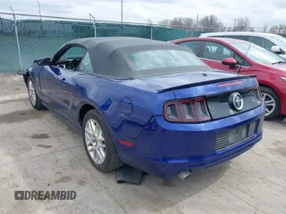 2014 Ford Mustang V6 with VIN 1ZVBP8EM4E5309119, listed as a IAAI auction lot 41767811 with 75,602 mi miles. Bid and sale history available at carsss.com. Image 3.