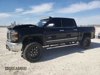 2015 Chevrolet Silverado 1500 LTZ with VIN 3GCUKSEC4FG191842, listed as a Copart auction lot 46911215 with 310,340 mi miles and Salvage Title. Bid and sale history available at carsss.com. Image 1.