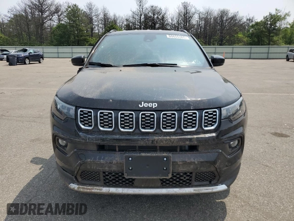 2025 Jeep Compass Limited с VIN 3C4NJDCN1ST502295, выставлен на аукционе Copart как лот 60655365 с пробегом 2 338 миль миль и Списание • Salvage title. История ставок и продаж доступна на DreamBid. Изображение 5.