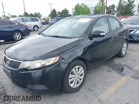 2012 Kia Forte EX with VIN KNAFU4A28C5490102, listed as a IAAI auction lot 42164395 with 167,444 mi miles. Bid and sale history available at carsss.com. Image 2.