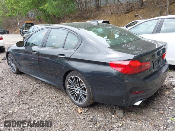 2018 BMW 5 Series 540i xDrive with VIN WBAJE7C58JG891098, listed as a IAAI auction lot 42331320 with 55,172 mi miles and . Bid and sale history available at DreamBid. Image 3.