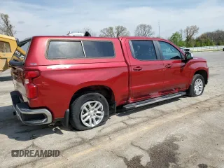 2020 Chevrolet Silverado 1500 LT with VIN 3GCUYDET0LG244803, listed as a Copart auction lot 53461845 with 110,828 mi miles and Salvage Title. Bid and sale history available at DreamBid. Image 3.