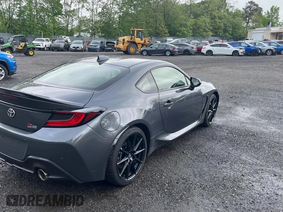 2023 Toyota 86 Premium with VIN JF1ZNBF16P8765655, listed as a Copart auction lot 56184125 with 4,615 mi miles and Salvage Title. Bid and sale history available at DreamBid. Image 4.