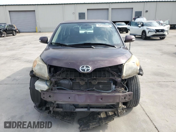 2011 Scion xD with VIN JTKKU4B41B1011289, listed as a Copart auction lot 57330875 with 79,926 mi miles and Salvage title. Bid and sale history available at DreamBid. Image 5.